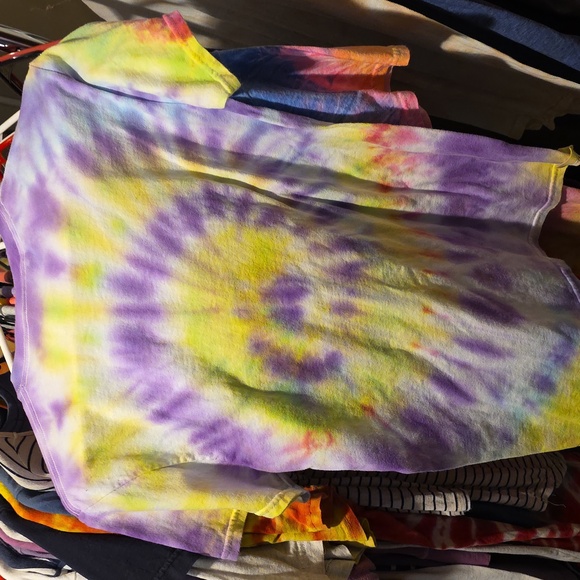 Gildan,Comfort Colors Orange Tie-Dye Tee Bundle Size Small - Picture 6 of 11